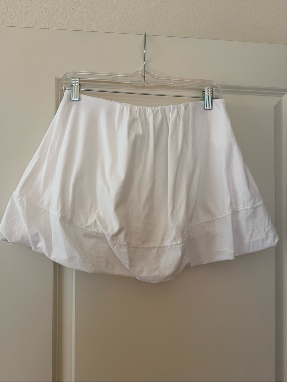 Maeve White Bubble Skirt